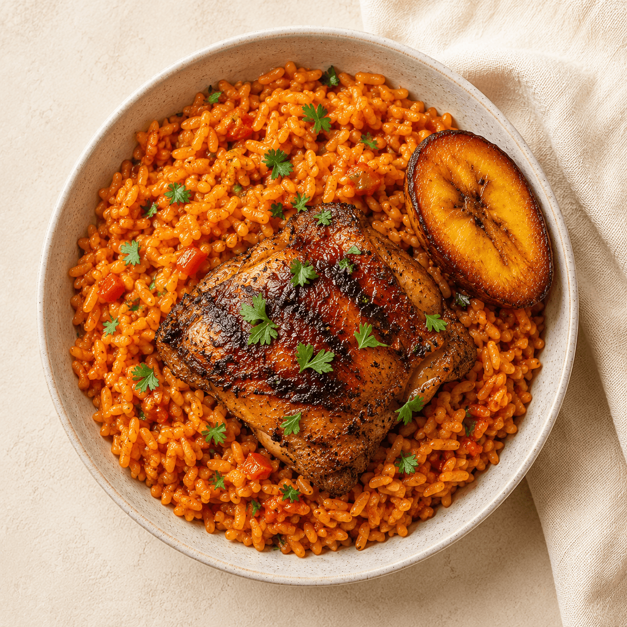 Jollof Rice with Chicken