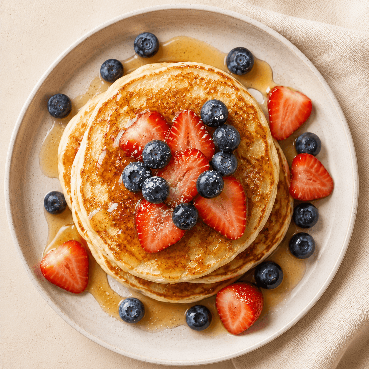 Pancakes & Fruits